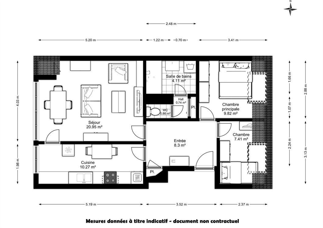 Image 2 : apartment IN 1083 GANSHOREN (Belgium) - Price 215.000 €